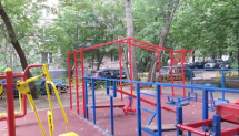 Площадка для воркаута в городе Москва №2997 Средняя Современная фото