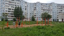 Площадка для воркаута в городе Дубна №5487 Средняя Хомуты фото