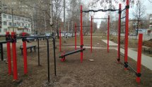 Площадка для воркаута в городе Ижевск №6576 Маленькая Хомуты фото