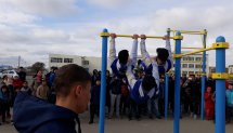 Площадка для воркаута в городе Атырау №8434 Средняя Хомуты фото