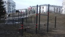 Площадка для воркаута в городе Казань №8461 Средняя Современная фото