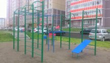 Площадка для воркаута в городе Красноярск №9891 Средняя Современная фото