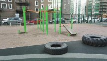 Площадка для воркаута в городе Мурино №10668 Маленькая Хомуты фото