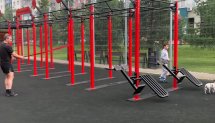 Площадка для воркаута в городе Москва №10877 Средняя Современная фото