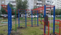 Площадка для воркаута в городе Красноярск №10892 Средняя Современная фото