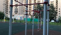 Площадка для воркаута в городе Санкт-Петербург №10975 Маленькая Хомуты фото