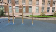 Площадка для воркаута в городе Санкт-Петербург №11059 Маленькая Современная фото