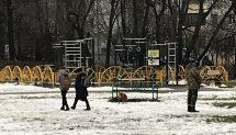 Площадка для воркаута в городе Королев №11148 Средняя Хомуты фото