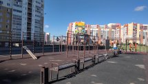 Площадка для воркаута в городе Челябинск №11373 Большая Современная фото