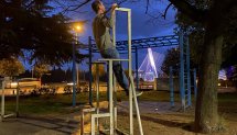 Площадка для воркаута в городе Подгорица №11689 Средняя Советская фото