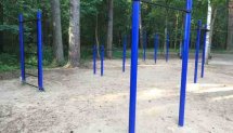 Площадка для воркаута в городе Иваново №12030 Средняя Современная фото