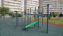 Площадка для воркаута в городе Красноярск №13163 Средняя Современная фото