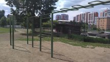 Площадка для воркаута в городе Иркутск №4579 Средняя Современная фото