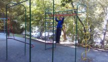 Площадка для воркаута в городе Новосибирск №4148 Маленькая Советская фото