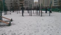 Площадка для воркаута в городе Видное №5538 Средняя Современная фото