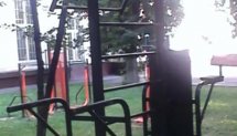 Площадка для воркаута в городе Москва №5423 Средняя Современная фото