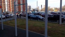 Площадка для воркаута в городе Красногорск №5105 Средняя Современная фото