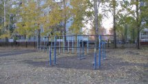 Площадка для воркаута в городе Омск №24 Средняя Советская фото