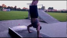 Calisthenics - Floor, Pull Up bars and Dip bars.