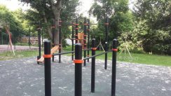 Площадка для воркаута в городе Москва №1634 Маленькая Хомуты фото