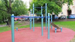 Площадка для воркаута в городе Москва №967 Маленькая Хомуты фото