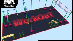 Проект бюджетной компактной дворовой площадки класса «Двор»