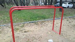 Площадка для воркаута в городе Москва №4476 Маленькая Современная фото