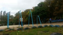 Площадка для воркаута в городе Запорожье №1779 Средняя Современная фото