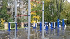 Площадка для воркаута в городе Москва №1907 Маленькая Хомуты фото