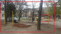 Площадка для воркаута в городе Запорожье №1919 Маленькая Советская фото