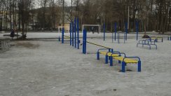 Площадка для воркаута в городе Казань №2082 Средняя Современная фото