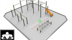 StreetGym: Воркаут площадка для Двора-I