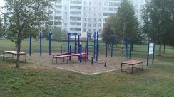 Площадка для воркаута в городе Новокузнецк №5602 Маленькая Хомуты фото