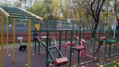 Площадка для воркаута в городе Москва №5782 Средняя Современная фото