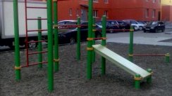 Площадка для воркаута в городе Энгельс №5876 Средняя Современная фото