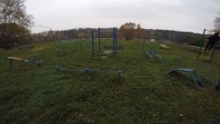 Площадка для воркаута в городе Москва №5889 Маленькая Современная фото