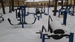 Площадка для воркаута в городе Санкт-Петербург №6112 Большая Современная фото