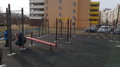 Площадка для воркаута в городе Москва №6378 Средняя Хомуты фото