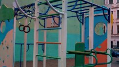 Площадка для воркаута в городе Санкт-Петербург №6396 Большая Современная фото