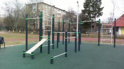 Площадка для воркаута в городе Домодедово №6517 Большая Современная фото