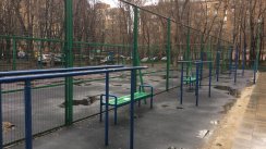 Площадка для воркаута в городе Москва №6527 Маленькая Советская фото