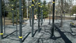 Площадка для воркаута в городе Казань №6558 Средняя Современная фото