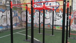 Площадка для воркаута в городе Санкт-Петербург №6665 Средняя Современная фото