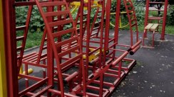 Площадка для воркаута в городе Москва №6815 Средняя Современная фото