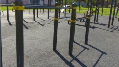 Площадка для воркаута в городе Новомосковск №6988 Средняя Хомуты фото