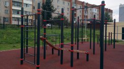 Площадка для воркаута в городе Тула №7044 Средняя Современная фото