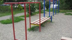 Площадка для воркаута в городе Ставрополь №7082 Средняя Современная фото