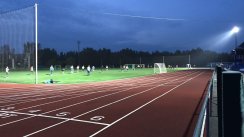 Площадка для воркаута в городе Барнаул №7558 Маленькая Современная фото