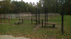 Площадка для воркаута в городе Озёрск №7608 Средняя Современная фото