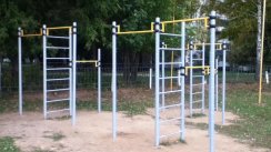 Площадка для воркаута в городе Чебоксары №7700 Средняя Современная фото